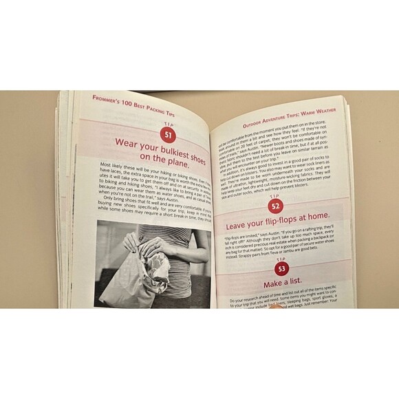 Travel Journal by Knock Knock + Frommer's 100 Best Packing Tips + Travelogue Map - Picture 3 of 16